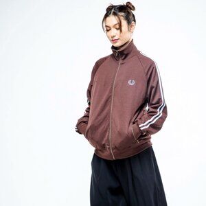 Reversible Ben Sherman-Fuct Track suit top w/Banksy Flower Thrower/reverse Fuct